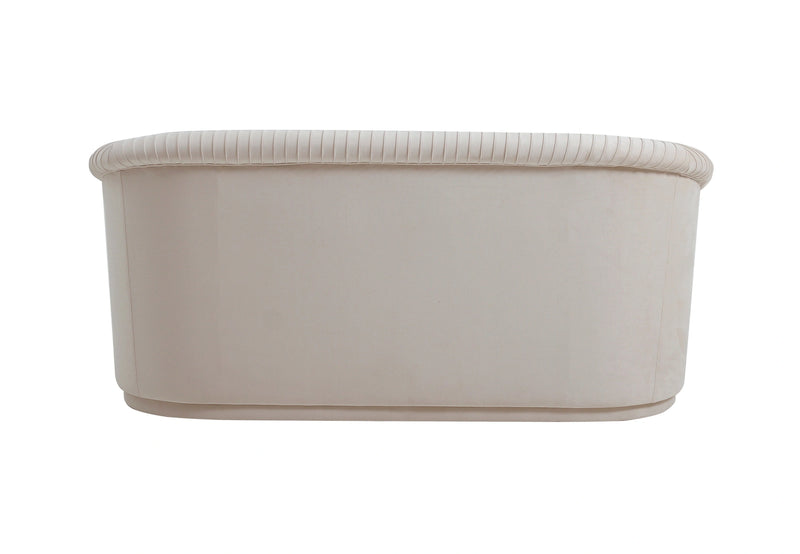 Yara 70" Pleated Performance Velvet Loveseat