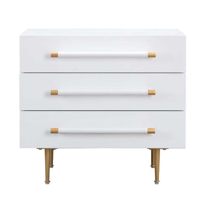 Trident 28" 3-Drawer Nightstand