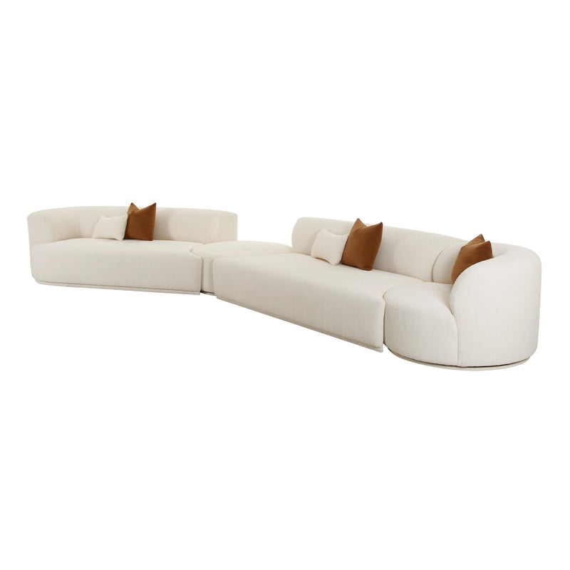 Fickle Cream Boucle Modular Sofa