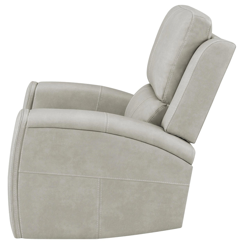 Sillón reclinable giratorio Brickston Triple Power con planeador