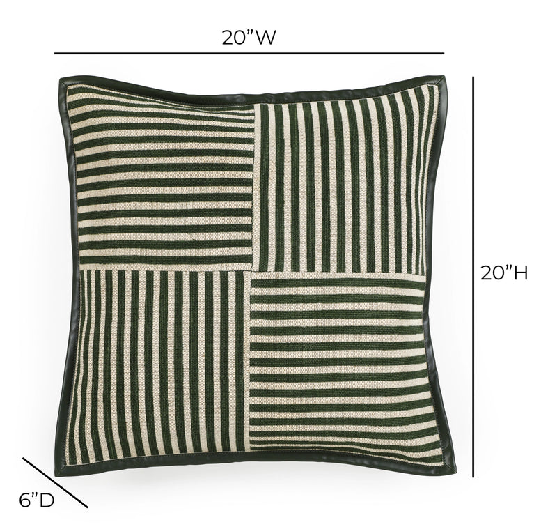Kora 20" Cotton Jute Contract-Grade Throw Pillow