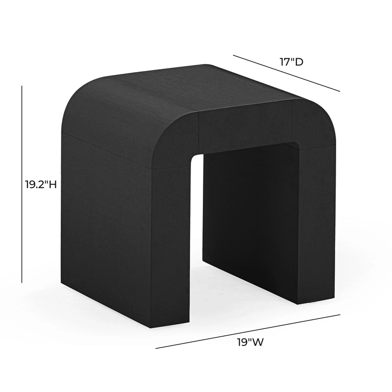 طاولة جانبية ذات تصميم مقوس (Hump)