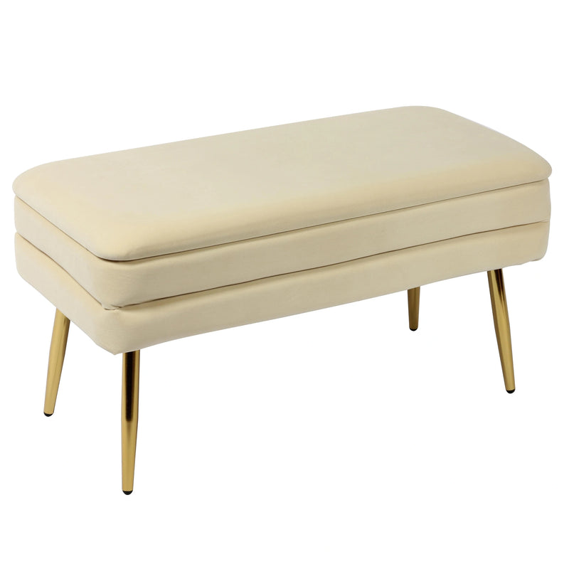 Ziva 31" Velvet Storage Bench