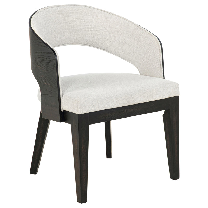 Silla de comedor con brazos Leandro, set de 2