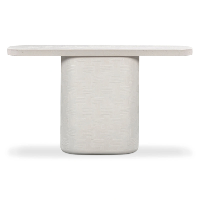 Suraya 55" Indoor/Outdoor Concrete Console Table