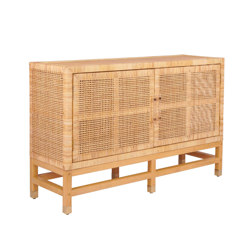 Amara 54" Woven Rattan Buffet
