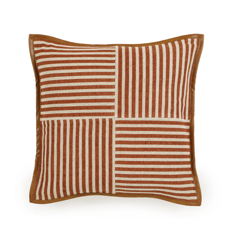 Kora 20" Cotton Jute Contract-Grade Throw Pillow