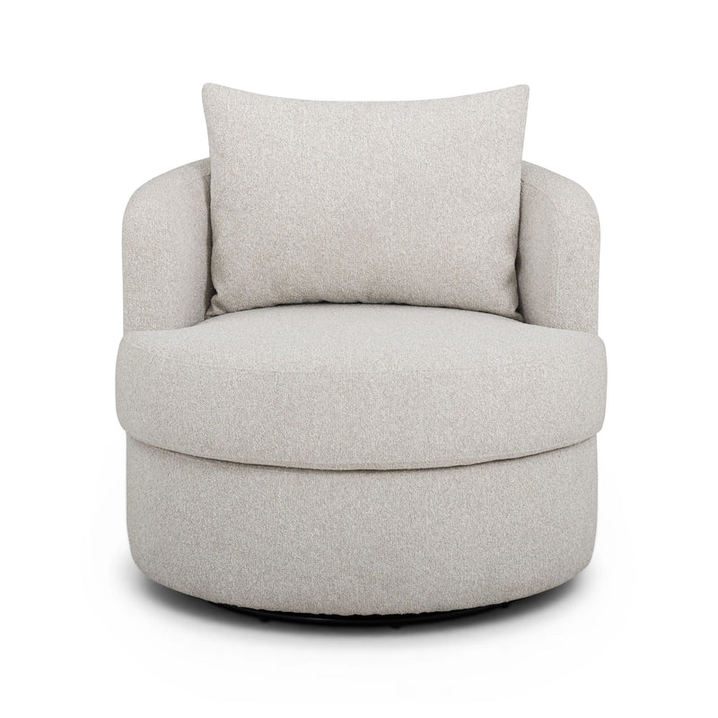 Silvi Performance Boucle Swivel Accent Chair