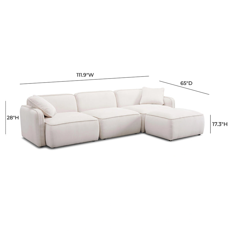 Travie 4-Piece Modular Sectional