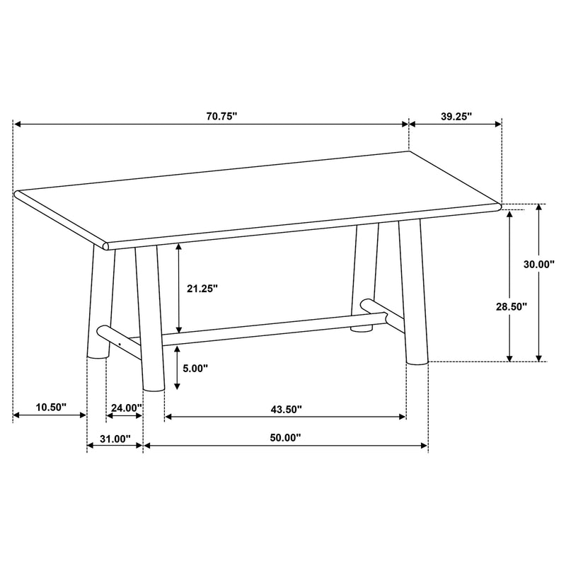 Duncan Dining Set (Table and 6 Chair)