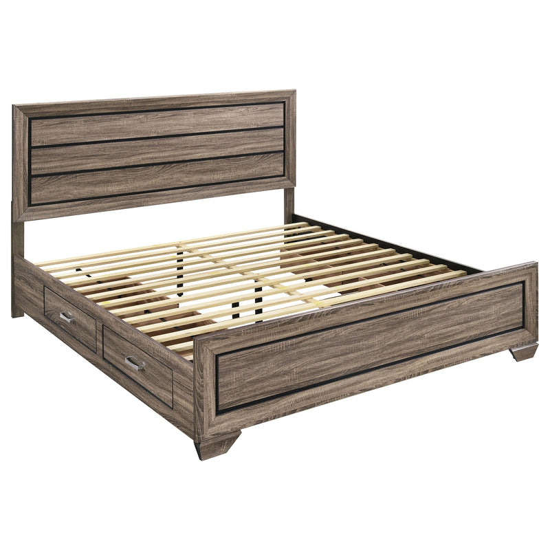 Kauffman Panel Platform Storage Bed