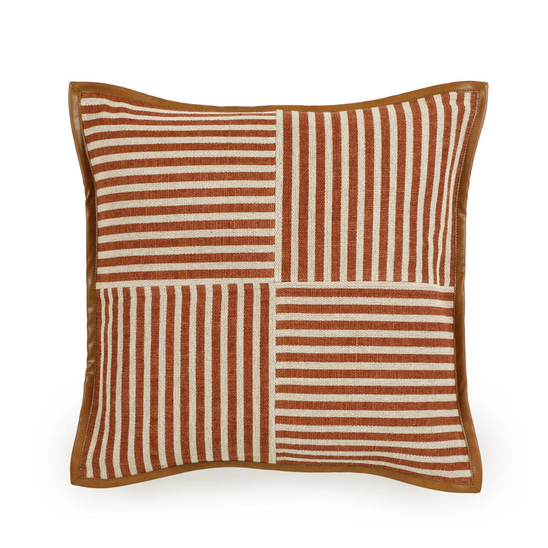 Kora 20" Cotton Jute Contract-Grade Throw Pillow