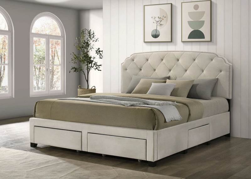 Marianna Panel Platform Storage Bed