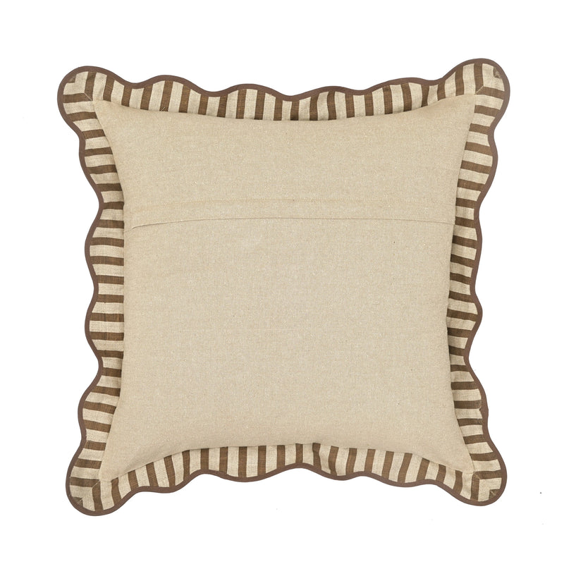 Striped 20" Linen Throw Pillow