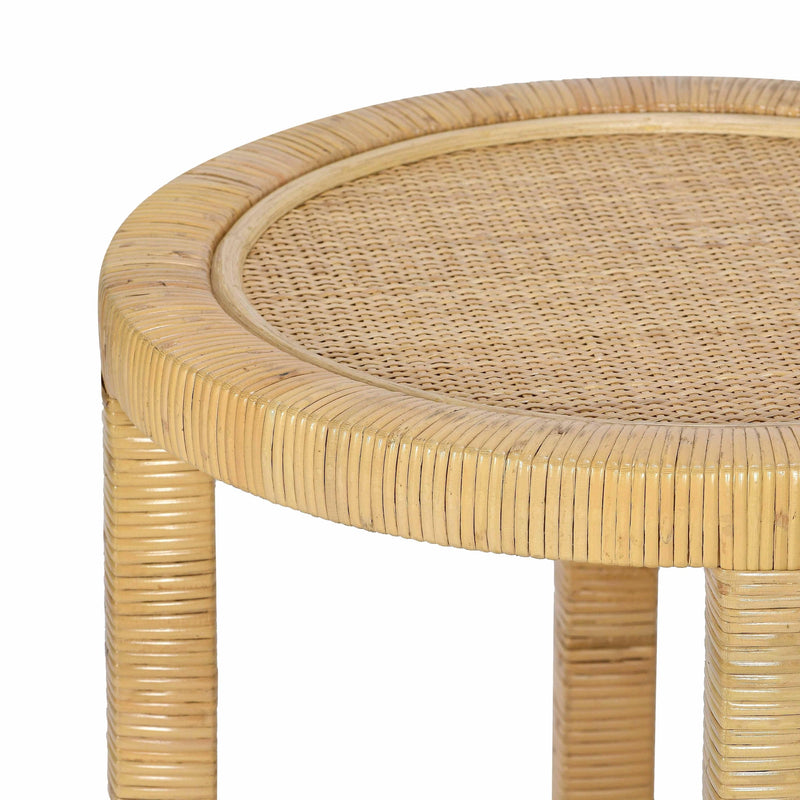 Amara Natural Rattan Side Table
