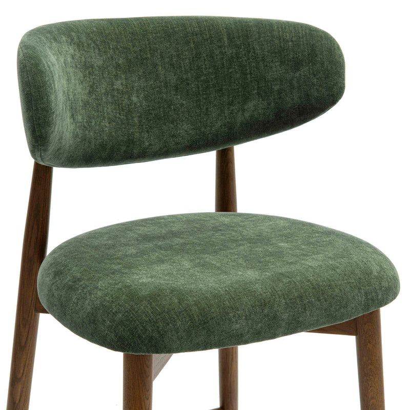 Zinea Performance Textured Velvet Counter Stool