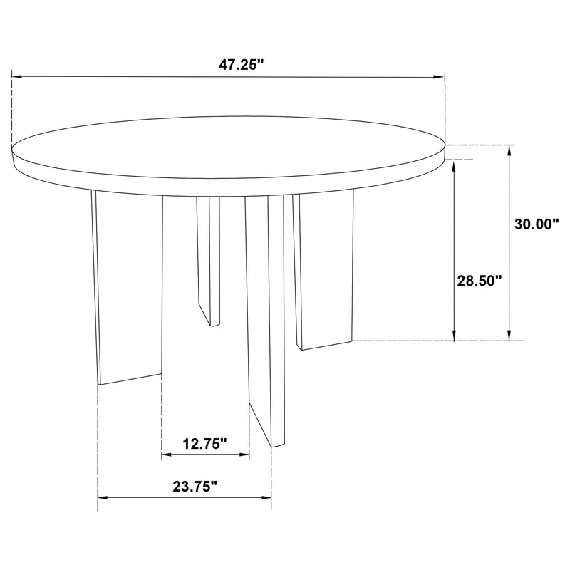 Strouse Dining Set G (Table and 4 Chair)