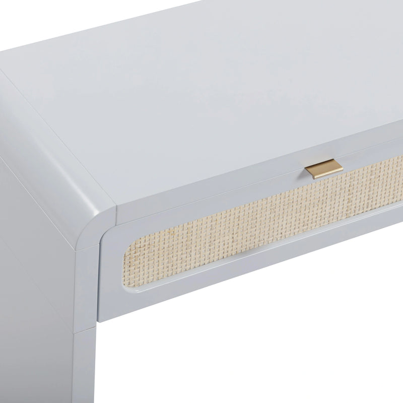 Patty 48" Rattan 2-Drawer Console Desk