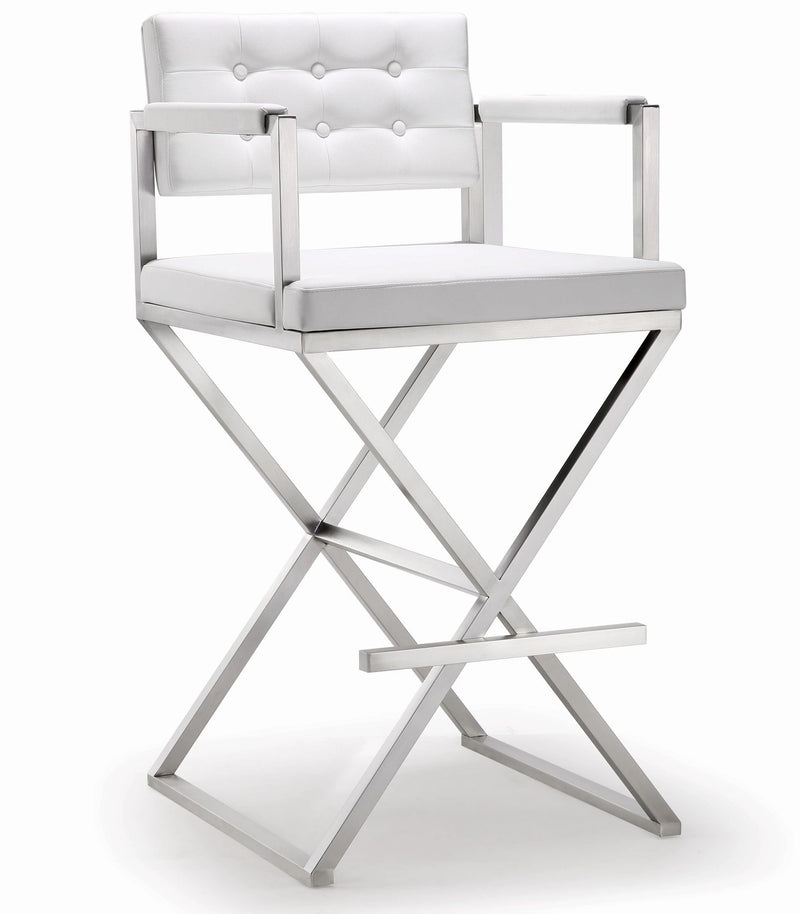 Director Performance Vegan Leather Stool