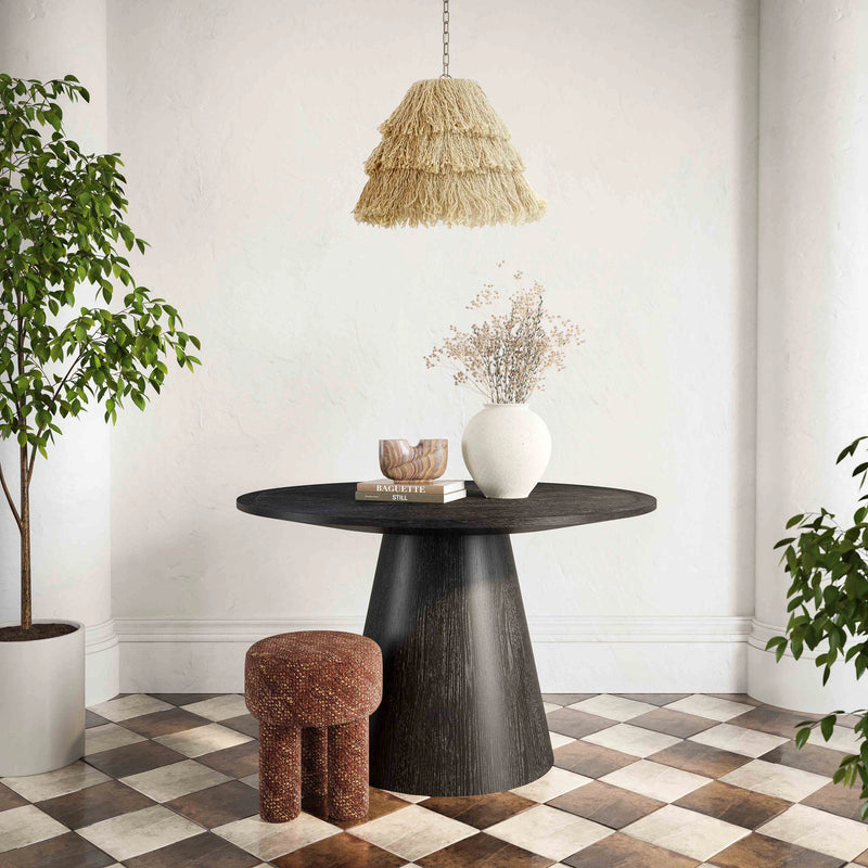 Sahara Round Oak Dining Table (41"-60")