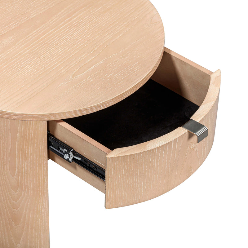 Marlow Wood Nightstand With Drawer