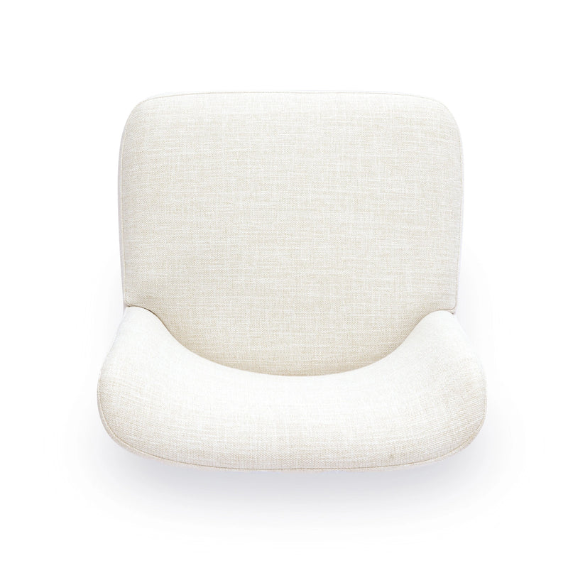 Melissa Performance Fabric Rolling Dining Chair