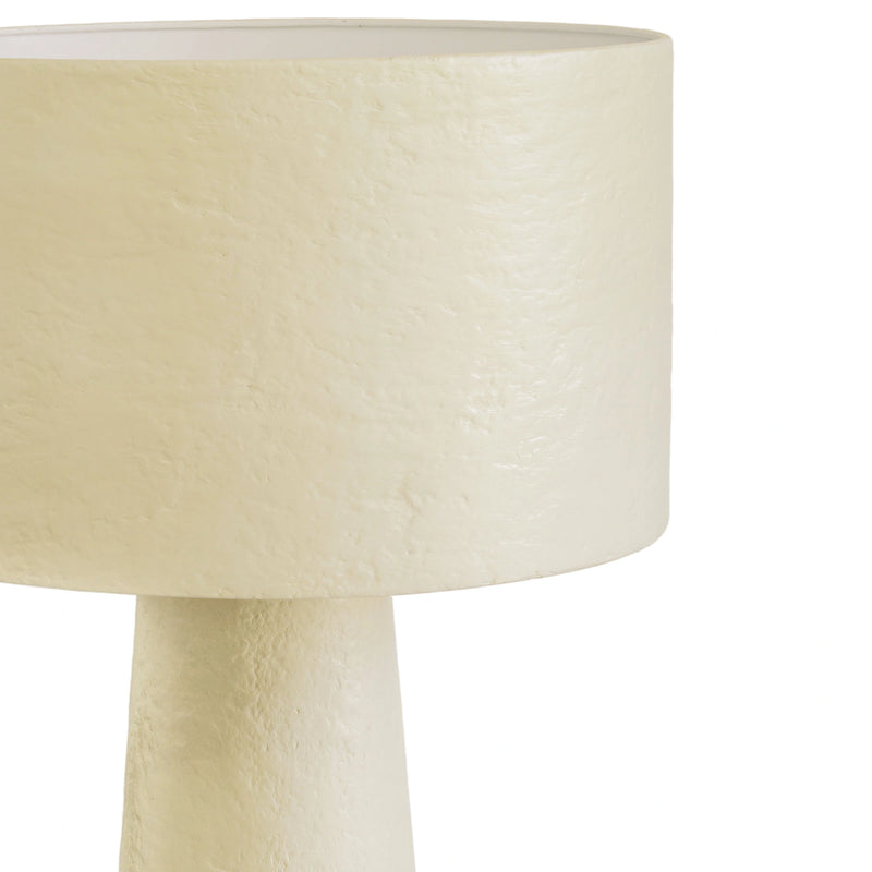 Yala Cream Papier Mache Floor Lamp