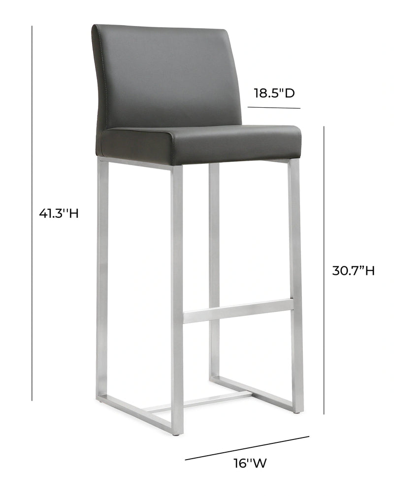 Denmark Performance Vegan Leather Stool - Set of 2