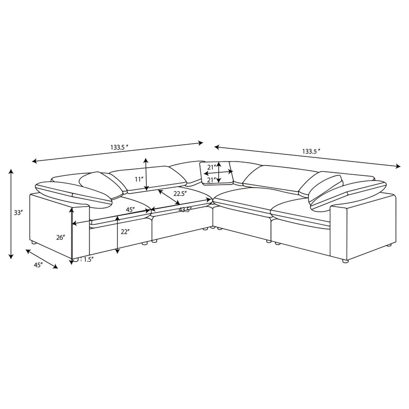 Raleigh Modular Sectional Sofa