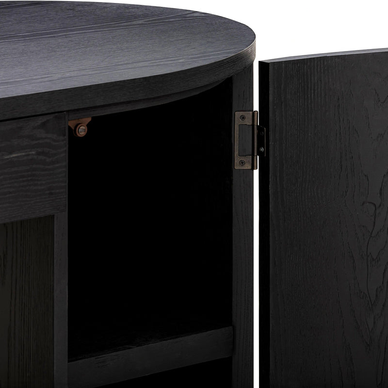 Marlow 64" Wood Executive Desk With Storage