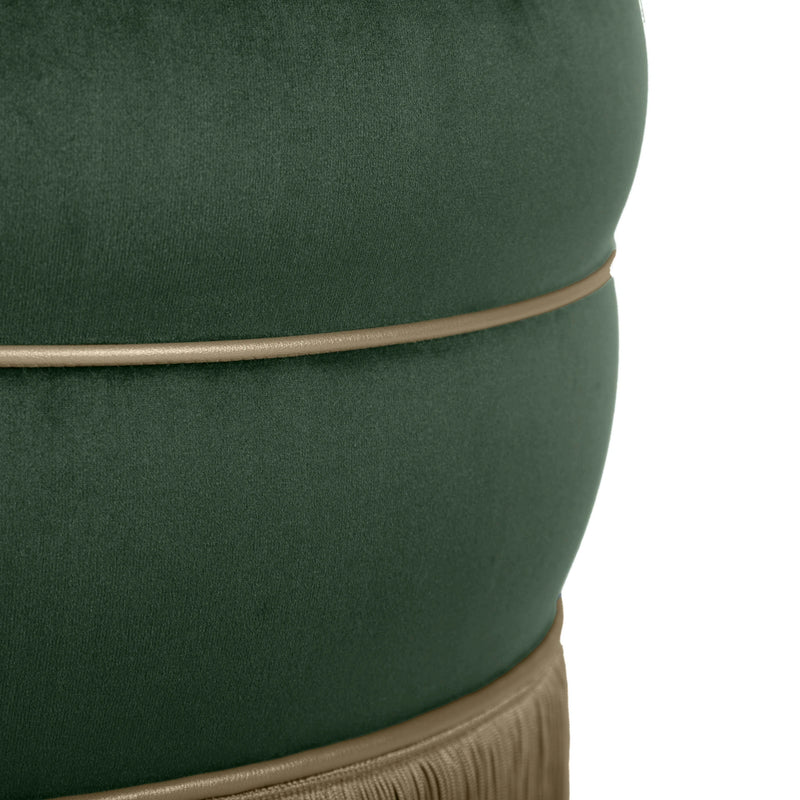 Lakka Performance Velvet Ottoman