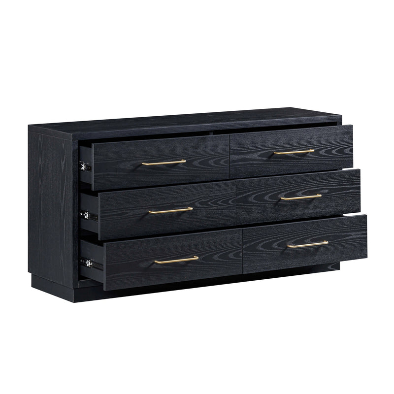 Marlow 6-Drawer Wood Dresser