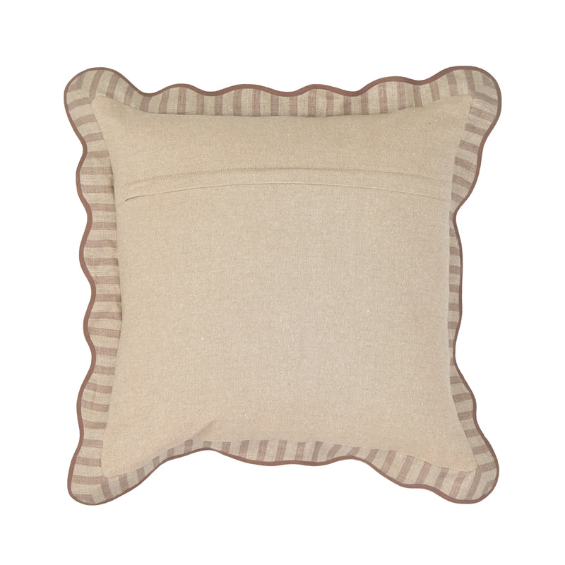 Striped 20" Linen Throw Pillow