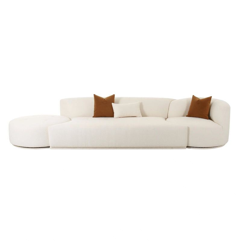 Fickle Cream Boucle Modular Sofa