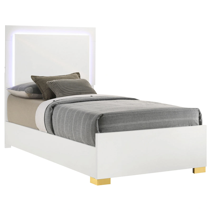 Marceline Panel Bed with LED Lighting