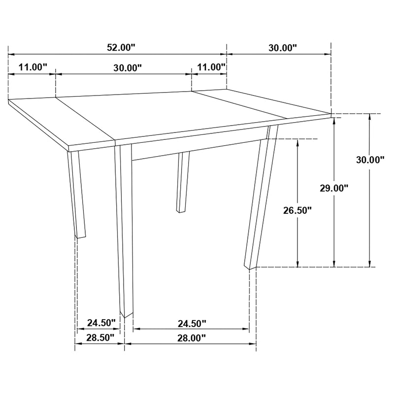 Kelso Dining Set (Table and 2 Chair)