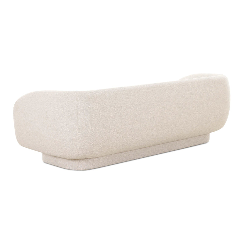 Simone 96" Cream Performance Boucle Sofa