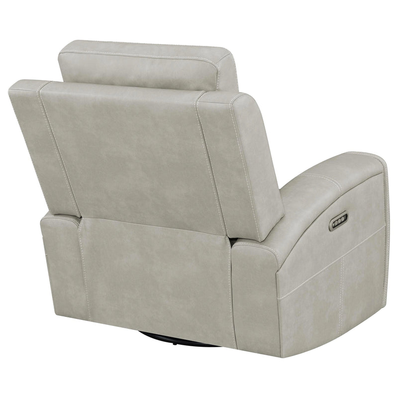 Sillón reclinable giratorio Brickston Triple Power con planeador