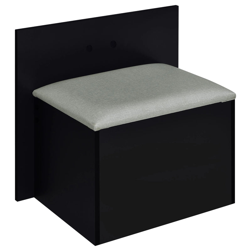 Flora Makeup Vanity Table with LED Mirror and Stool Set