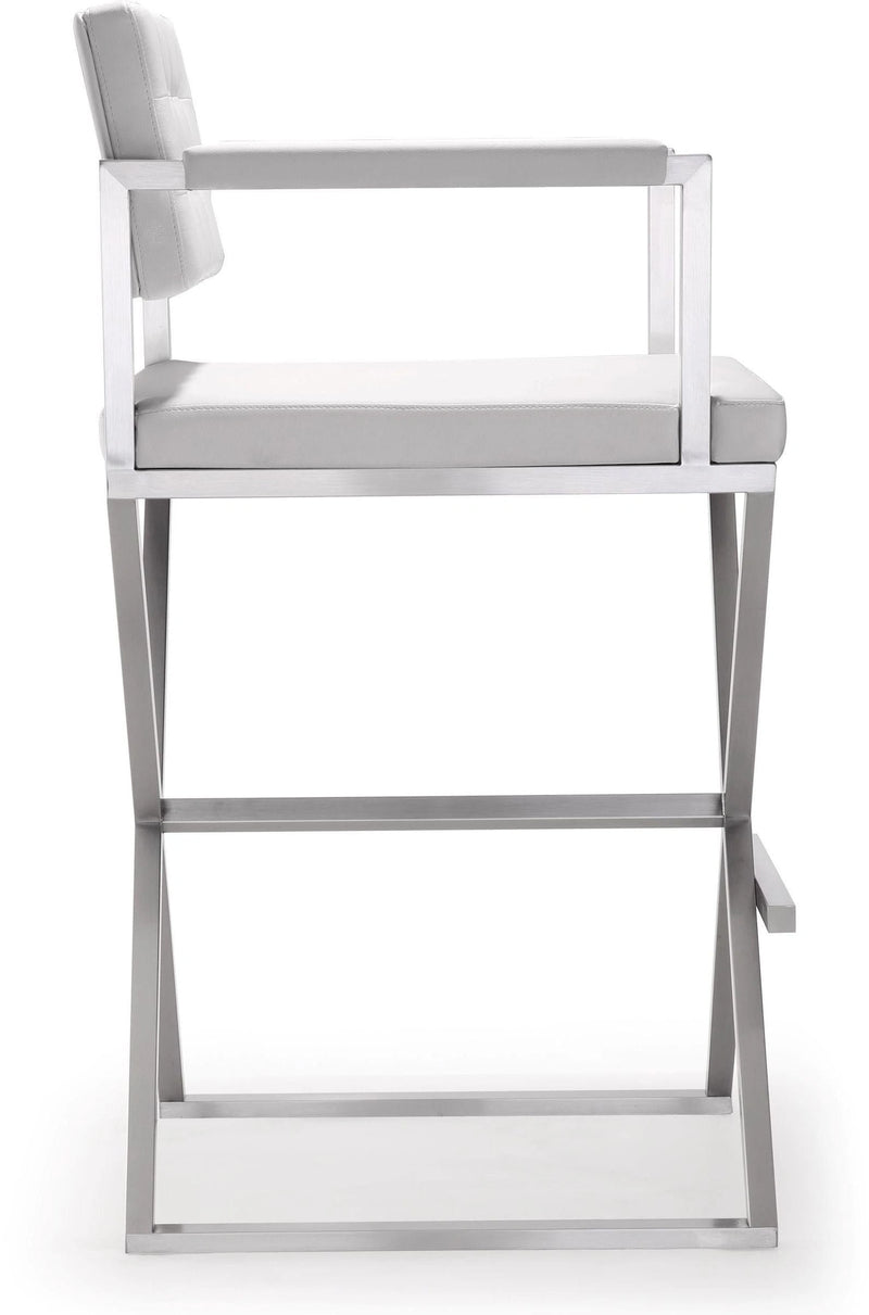 Director Performance Vegan Leather Stool