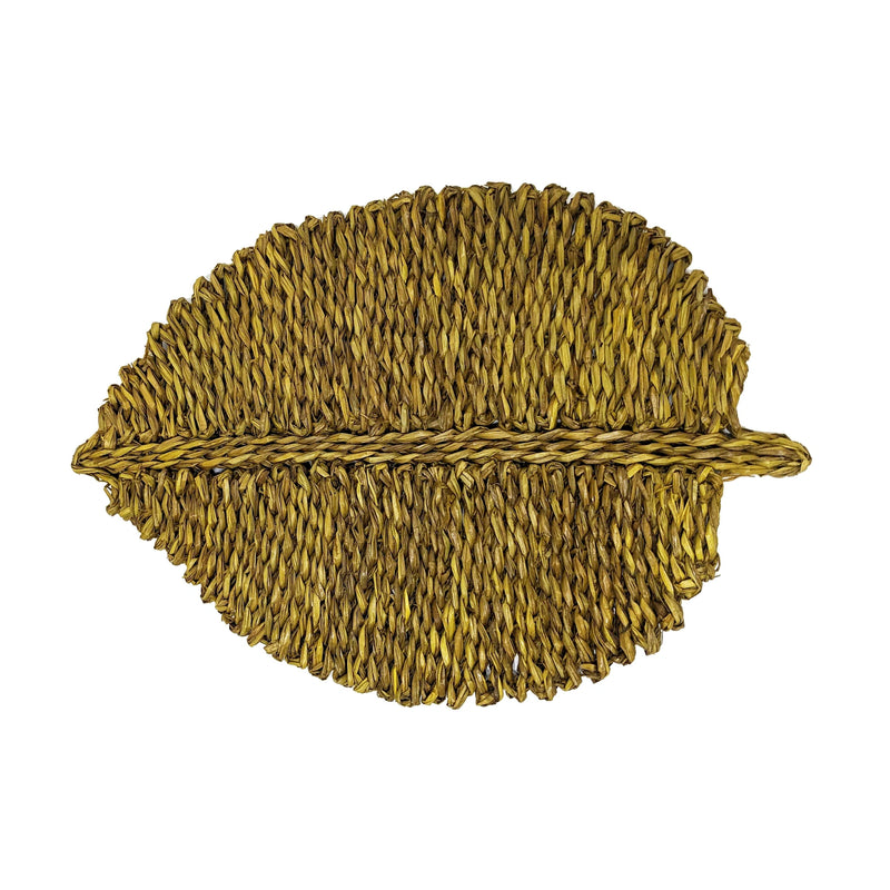 Individual de pasto marino hoja - Set de 4