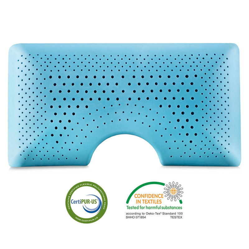 Almohada de gel con diseño Zoned para hombros