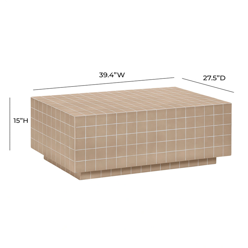Mesa de centro Mixie de 39" para interiores/exteriores