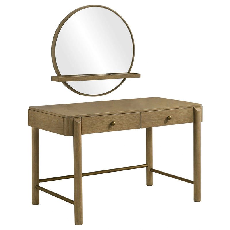Arini Makeup Vanity Table with Wall Mirror Set