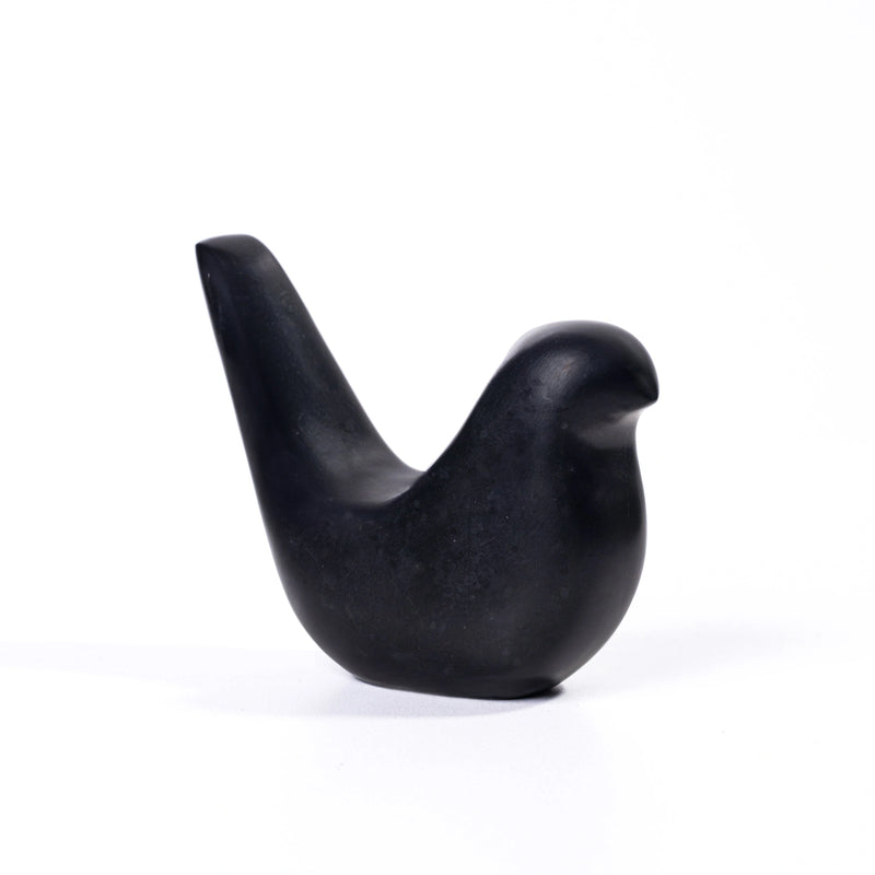 Black Marble Bird Statue