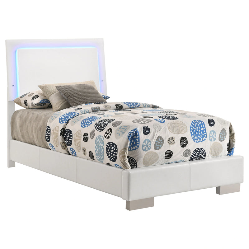 Felicity Panel Bed with LED Lighting