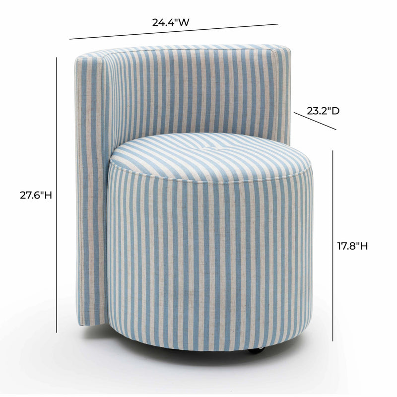 Alyssa Performance Rolling Desk Chair