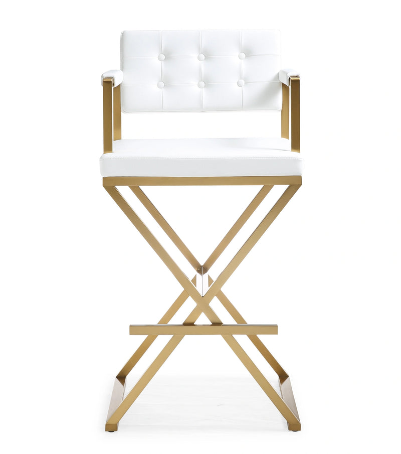 Director Performance Vegan Leather Stool