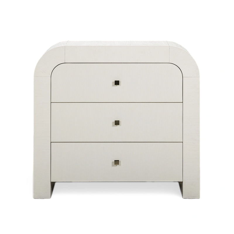 Hump 38" Arched 3-Drawer Bedside Chest