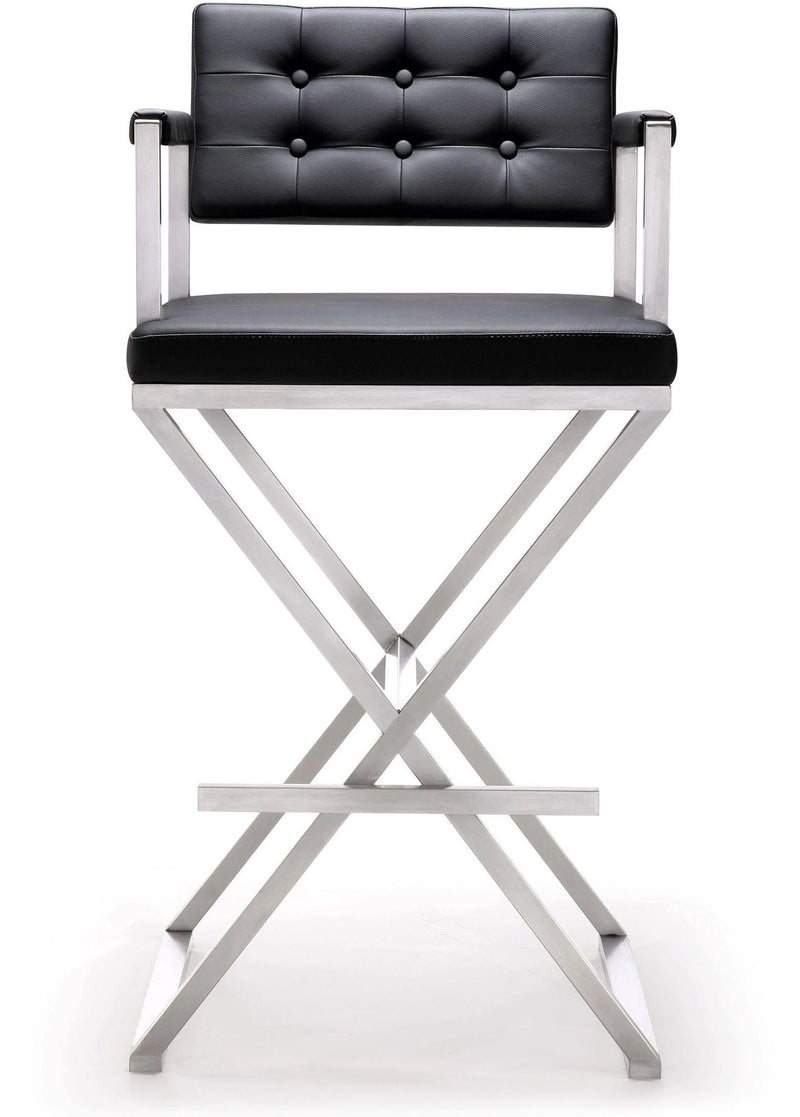 Director Performance Vegan Leather Stool